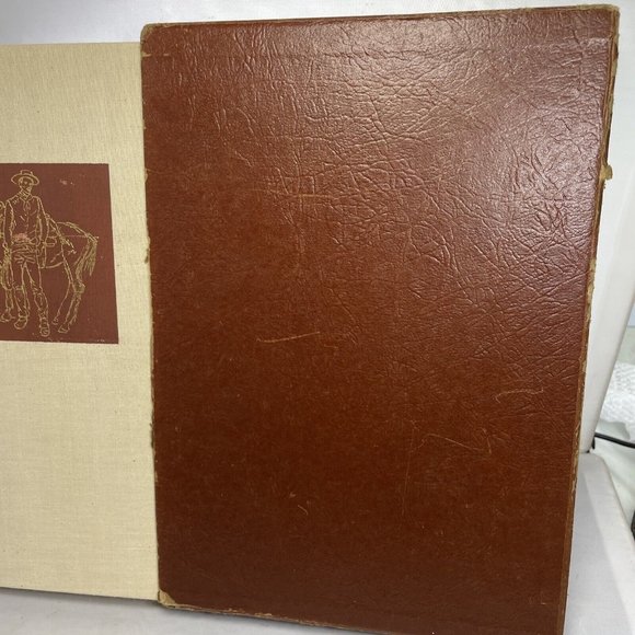 Vintage THE VIRGINIAN Heritage Press - Owen Wister 1951 with SANDGLASS Brochure - Picture 2 of 12